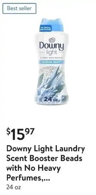 Walmart Downy Light Laundry Scent Booster Beads with No Heavy Perfumes,... offer