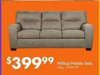 Big Lots Hilltop Pebble Sofa offer