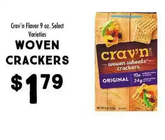 Maceys Crav'n Flavor Woven Crackers offer