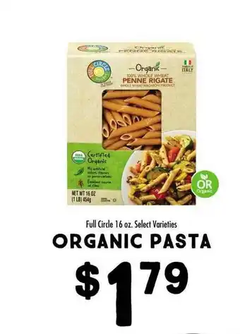 Maceys Full Circle Organic Pasta offer