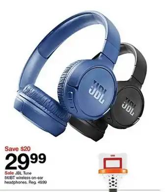 Target JBL Trune 510BT Wireless On-Ear Headphones offer
