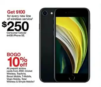Target 64GB IPhone SE offer