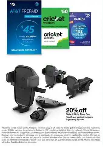 Target IOttie Easy One Touch Car Phone Mounts offer