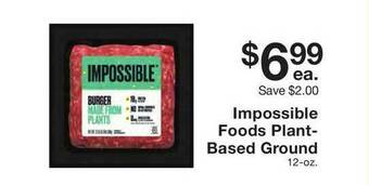 Fairway Store Market Impossible Foods Plant-Based Ground offer