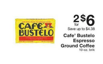 Fairway Store Market Cafe' Bustelo Espresso Ground Coffee offer
