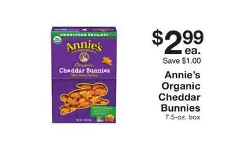Fairway Store Market Annie's Organic Cheddar Bunnies offer