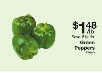 Fairway Store Market Green Peppers offer