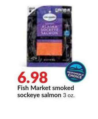 Hy-Vee Fish Market Smoked Sockeye Salmon offer