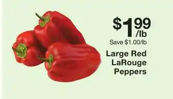 Fairway Store Market Large Red LaRouge Peppers offer
