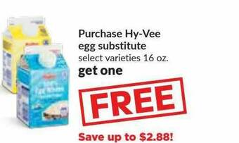 Hy-Vee Hy-Vee Egg Substitute offer