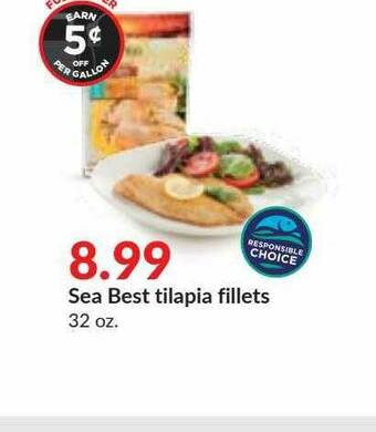 Hy-Vee Sea Best Tilapia Fillets offer