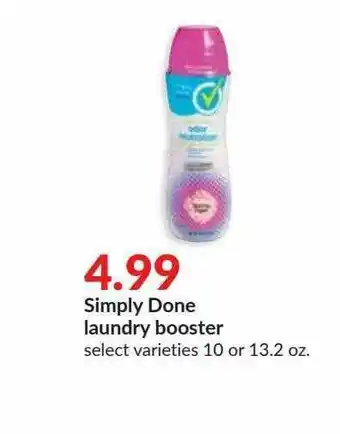 Hy-Vee Simply Done Laundry Booster offer