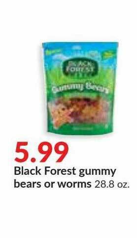 Hy-Vee Black Forest Gummy Bears Or Worms offer