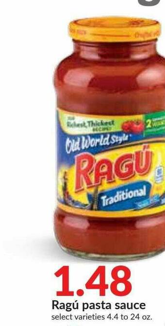 Hy-Vee Ragú Pasta Sauce offer