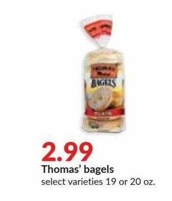 Hy-Vee Thoma's Bagels offer