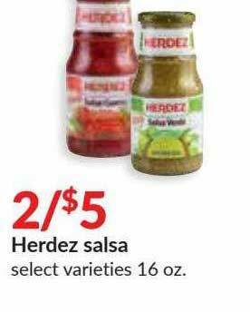 Hy-Vee Herdez Salsa offer
