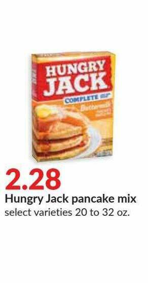 Hy-Vee Hungry Jack Pancake Mix offer