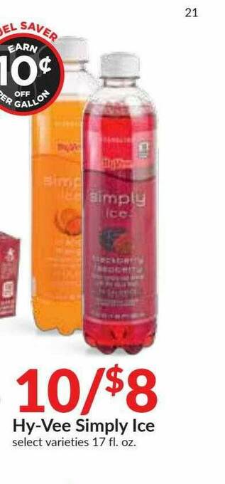 Hy-Vee Hy-Vee Simply Ice offer