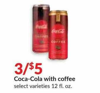 Hy-Vee Coca-Cola With Coffee offer