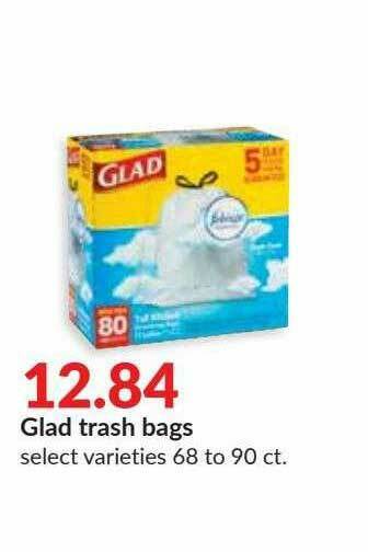 Hy-Vee Glad Trash Bags offer