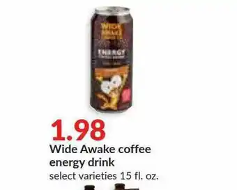 Hy-Vee Wide Awake Coffee Energy Drink offer