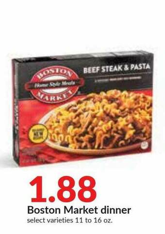 Hy-Vee Boston Market Dinner offer