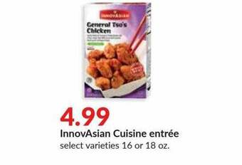 Hy-Vee InnovAsian Cuisine Entrée offer