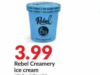 Hy-Vee Rebel Creamery Ice Cream offer