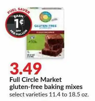 Hy-Vee Full Circle Market Gluten-Free Baking Mixes offer