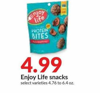 Hy-Vee Enjoy Life Snacks offer