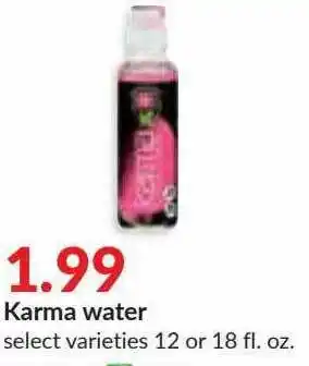Hy-Vee Karma Water offer