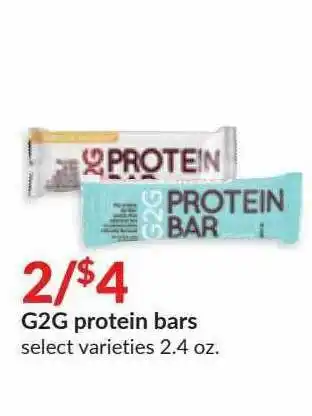 Hy-Vee G2G Protein Bars offer
