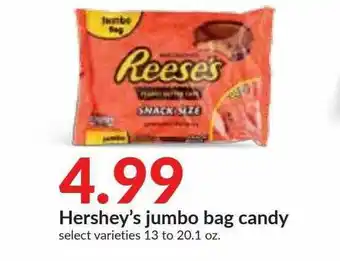 Hy-Vee Hershey's Jumbo Bag Candy offer
