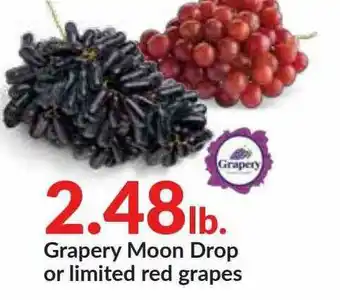 Hy-Vee Grapery Moon Drop Or Limited Red Grapes offer