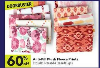 JOANN Anti-Pill Plush Fleece Prints offer