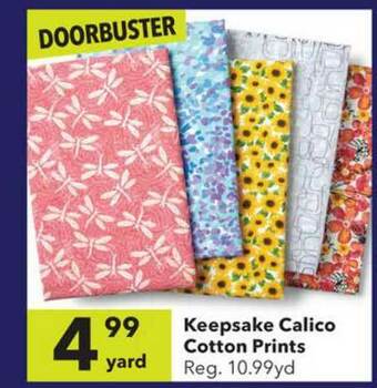 JOANN Keepsake Calico Cotton Prints offer
