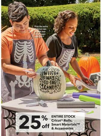 JOANN Cricut® Rolls, Smart Materials™ & Accessories offer