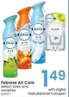 Albertsons Febreze Air Care offer