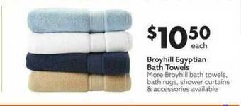 Big Lots Broyhill Egyptian Bath Towels offer