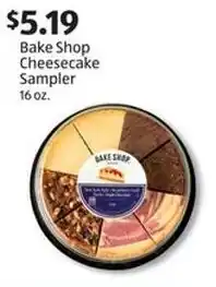 Aldi Bake Shop Cheesecake Sampler 16 oz offer