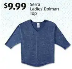 Aldi Serra Ladies' Dolman Top offer