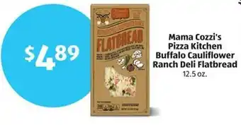 Aldi Mama Cozzi's Pizza Kitchen Buffalo Cauliflower Ranch Deli Flatbread offer