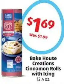 Aldi Bake House Creations Cinnamon Rolls with Icing offer