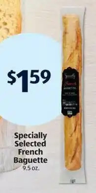 Aldi Specially Selected French Baguette 9.5 oz. offer