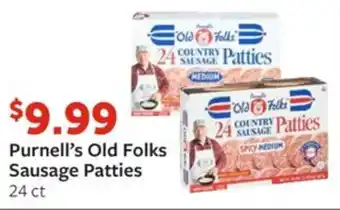 Fareway Purnell's Old Folks Sausage Patties 24 ct offer