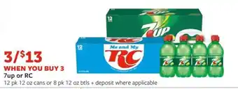 Fareway 7Up or RC offer
