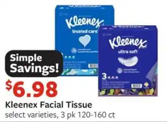 Fareway Kleenex Facial Tissue offer