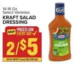 Food Lion KRAFT SALAD DRESSING offer