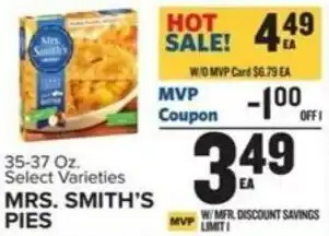Food Lion MRS. SMITH'S PIES offer