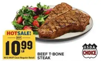 Food Lion BEEF T-BONE STEAK offer